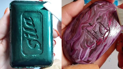Soap Carving ASMR Relaxing Sounds no talking Satisfying ASMR Video