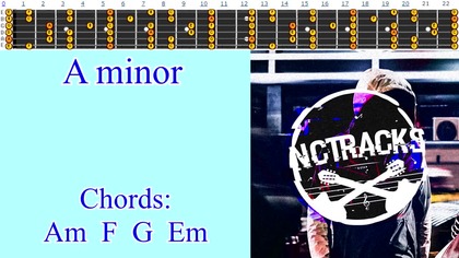 Sad Broken Heart Rock Ballad Guitar Backing Track - A Minor | 75 bpm [NCTracks Release]