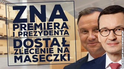 Firma działacza PiS dostała zlecenie na miliony maseczek! To były sztabowiec prezydenta!