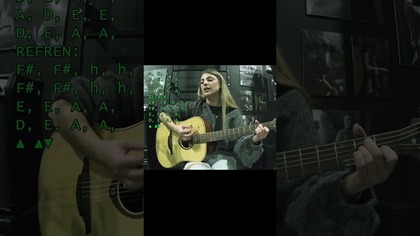 Gdy zapada grudniowa noc (jak zagrać na gitarze) #shorts