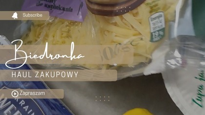 SZYBKIE ZAKUPY W BIEDRONCE I HAUL ZAKUPOWY
