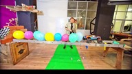 RC Car Balloon Challenge with a Ladder #rccars #challenge #balloons