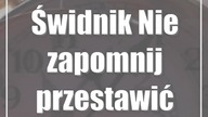 Świdnik: Nie zapomnij przestawić zegarka!