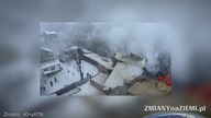 Po nieudanym lądowaniu, turecki Jumbo Jet zrównał z ziemią pół kirgiskiej wioski
