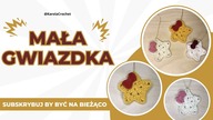 Mała gwiazdka na szydełku - łatwa dekoracja szydełkowa #480