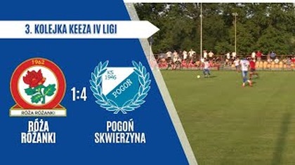 Róża Różanki Pogoń Skwierzyna - 1:4 - skrót meczu - 14. 08. 2025r.