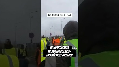 Banderowskie hasła na polsko-ukraińskiej granicy! #dariuszmatecki #antypolonizm #ukraina