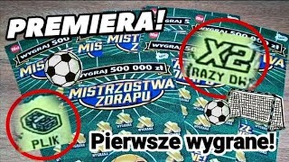 Zdrapki Lotto  Premiera! 7 zdrapek Mistrzostwa Zdrapu!  Wpadł plik i mnożnik! 