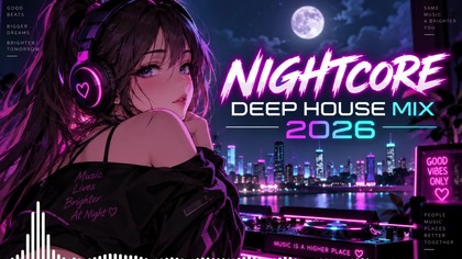 NIGHTCORE DEEP HOUSE & TECHNO MIX 2026 | Best Nightcore & Deep House Music | Sped Up Mix