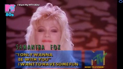 Samantha Fox - I Only Wanna Be With You (MTV 80s UK)