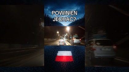 Jazda na zderzaku + pomarańczowe kto zawinił?  #polscykierowcy #dashcam #wypadek #shorts #road