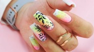 Tropical nails art tutorial / NTN PREMIUM