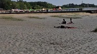 To jezioro w Skorzęcinie. Zobaczcie, ile wody ubyło z Jeziora.