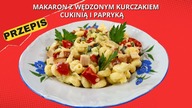 Prosto i Szybko! Makaron z Wędzonym Kurczakiem, Cukinią i Papryką ! Smakowite Danie na Czasie.