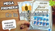 Zdrapki Lotto #595 SZOK MEGA PREMIERA! 10 zdrapek Dużo Szczęścia  Większość wygranych 