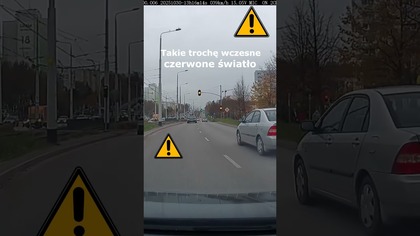 Takie trochę wczesne czerwone światło #shorts #rikordwidjo