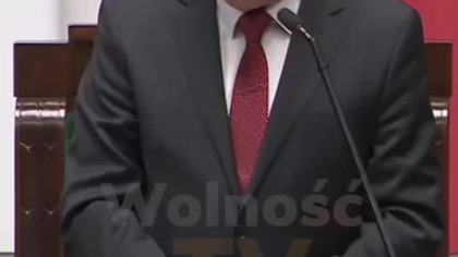 NAWROCKI W SEJMIE! MA WYSŁUCHAĆ EXPOSE SIKORSKIEGO!