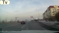 Wypadek no to się popisał Rosja