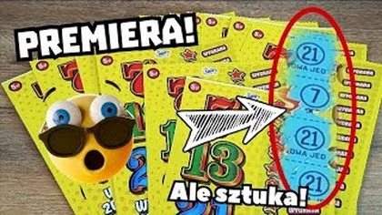 Zdrapki Lotto  Premiera!  13 zdrapek 7-13-21!  Nareszcie udana nowość! 
