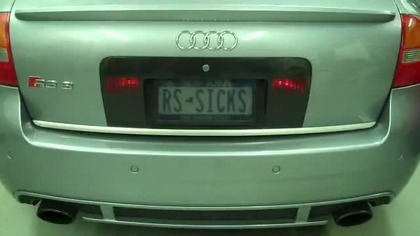 Znikająca tablica w Audi RS6