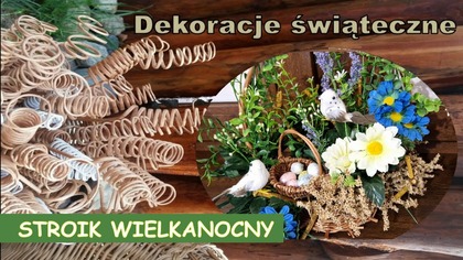 Stroik wielkanocny - Dekoracje świąteczne.