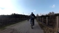 Wycieczka terenowa 4 e-bików 3kW w okolicach Olsztyna koło Częstochowy