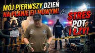 STRES POT I ŁZY, PIERWSZY DZIEŃ NA PLANIE FILMOWYM