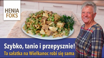 Szybko, tanio i przepysznie! Ta sałatka z zielonego groszku na Wielkanoc robi się sama!
