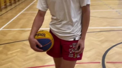 KASKIEM W KOSZ! #shorts