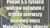 Ponad 5,5 tysiąca widzów oglądało z trybun pierwszy domowy mecz Motoru Lublin [zdjęcia]