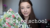 Back to school#1 HAUL PRZYBORY SZKOLNE 2015