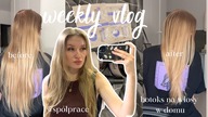 weekly vlog | robimy botoks na włosy w domu x maanu  współprace
