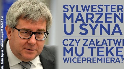 Sylwester Marzeń u Czarneckiego. Czy tata załatwił mu lepszą pracę?