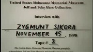 Zygmunt Sikora Historia mówiona Auschwitz Buchenwald 2