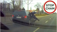 Potrącenie piesze na trzypasmowej jezdni w Łodzi #749 Wasze Filmy