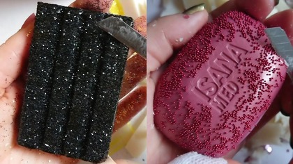 Soap Carving ASMR Relaxing Sounds no talking Satisfying ASMR Video