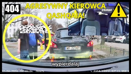 Agresor w Nissanie, chce na solówkę