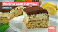 Kremowe ciasto cytrynowe na biszkopcie