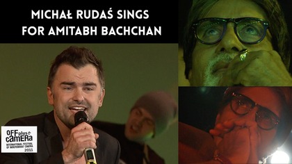 Michał Rudaś - performance for Amitabh Bachchan in Poland (2011)