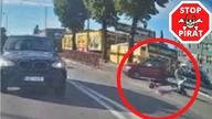 Poważny wypadek z udziałem nastolatka na hulajnodze elektrycznej.  STOP PIRAT