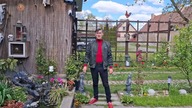 Kupiłem bambusa złocistego i nowe clematisy  warzywa dla ptaków 