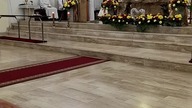 Poniedziałek Wielkanocny!Pierwszy Chrzest w SK! Witamy serdecznie! Sharp czyta asystuje Św Kazimierz
