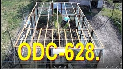 Odc-628. Remont dachu szklarni, szklarnia dla pomidorów,ogórków. Figi, washi,rostrata,basjoo