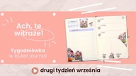 To ja uciekam :) | Druga tygodniówka września w bullet journal | Weekly [autopromocja]