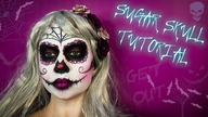 SUGAR SKULL Czaszka Meksykańska - CHARAKTERYZACJA HALLOWEEN - Maja Ogonowska MAKE UP