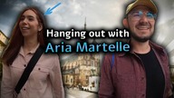 Hanging out with Aria Martelle