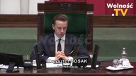 BOSAK Z FOTELA MARSZAŁKA W WAŻNEJ SPRAWIE!