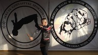 nunchaku freestyle #23 odbicie od biodra skos powrót z kołowrotem ( /  / )