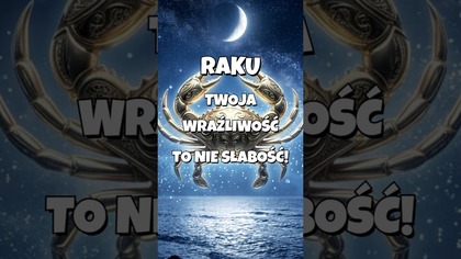 Czego inni NIE ROZUMIEJĄ w Twojej wrażliwości? Sekret Raka 