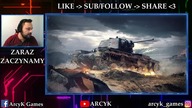  WORLD OF TANKS NA ŻYWO - Kupa blachy nawala w inną kupę blachy :D 